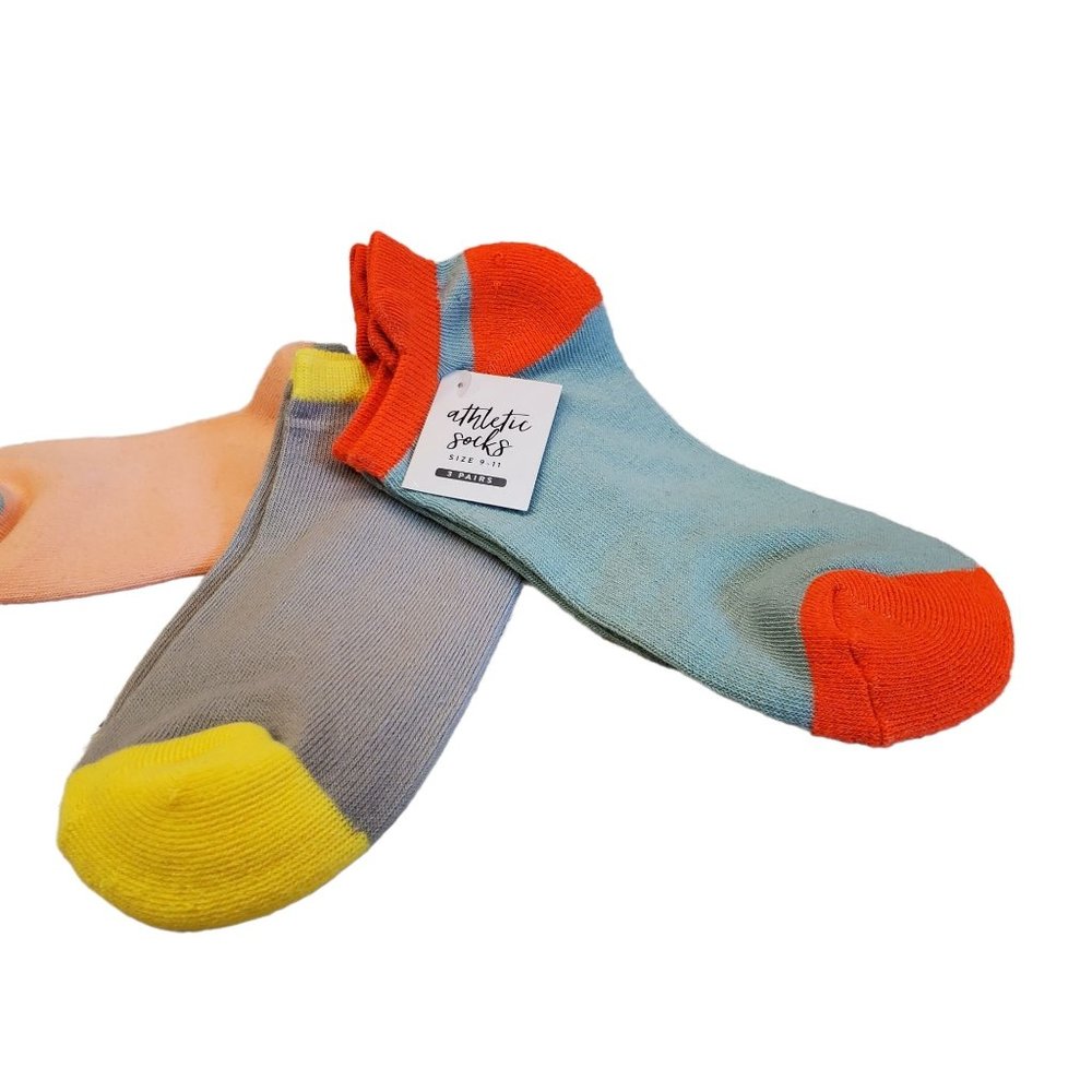 Womens Athletic Sock Bundle Womens Socks Multicolor Socks - Picture 2 of 5
